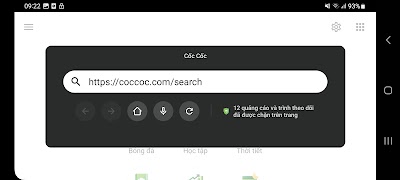 Trình duyệt Cốc Cốc TV Lite تصوير الشاشة 1
