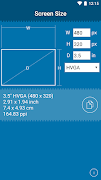 Screen Size Plakat