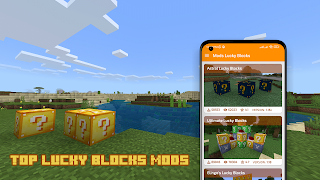 Mods Lucky Blocks para MCPE Cartaz