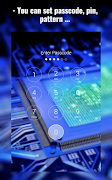 برنامه‌نما High Tech Digital Lock Screen عکس از صفحه
