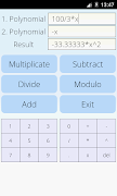 Calculatrice polynomiale capture d'écran 2