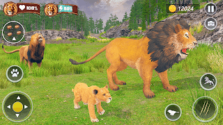 Lion Simulator: King Lion Game स्क्रीनशॉट 3