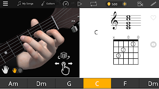 Guitar 3D - Basisakkoorden screenshot 1