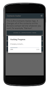 Contacts Hacker - Prank App スクリーンショット 2