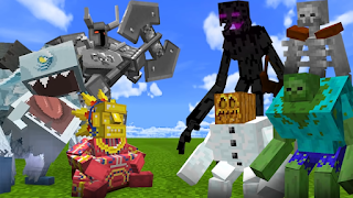 پوستر Mutant Creatures Mod Minecraft