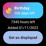 Timely - Countdown Widget स्क्रीनशॉट 5
