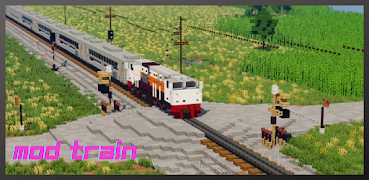 Mod Mod Train For MCPE постер