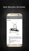 برنامه‌نما Best Shoulder Workouts عکس از صفحه