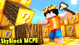 Lucky SkyBlock Mod Minecraft ポスター