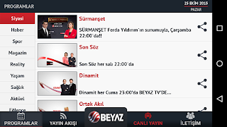 Beyaz TV syot layar 1