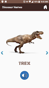 برنامه‌نما Dinosaur Names عکس از صفحه
