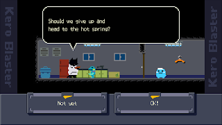Kero Blaster syot layar 2