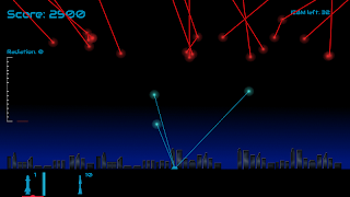 Missile Commander ポスター