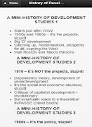 Development studies screenshot 2