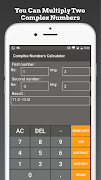Complex Numbers Calculator スクリーンショット 1