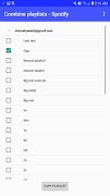 Combine playlists - Spotify 截圖 4