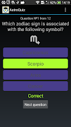 AstroQuiz - astrology quiz 截圖 2