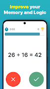 برنامه‌نما Math Games for the Brain عکس از صفحه