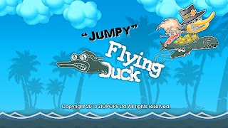 Jumpy Flying Duck Plakat