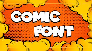 Comic Font Free Style Cartaz