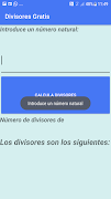 5 Schermata Calculadora Divisores