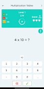 Maths Multiplication Tables اسکرین شاٹ 4
