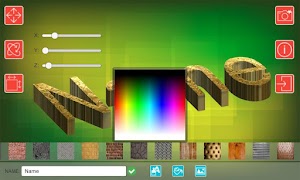 برنامه‌نما 3D Text Maker FREE عکس از صفحه