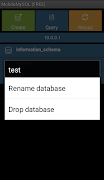 Mobile MySQL Manager Full screenshot 3