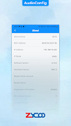 برنامه‌نما AudioConfig عکس از صفحه