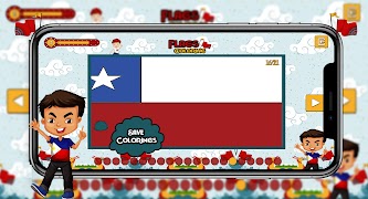 برنامه‌نما Flags Coloring عکس از صفحه