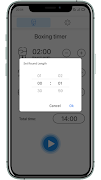 Boxing Round Interval Timer اسکرین شاٹ 2