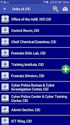 অপরাধ তদন্ত বিভাগ (সিআইডি) ফোন ภาพหน้าจอ 1