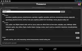 Thesaurus captura de pantalla 6