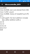 Microcontroller 8051 screenshot 2