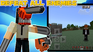 برنامه‌نما Mod Minecraftمرد اره برقی عکس از صفحه