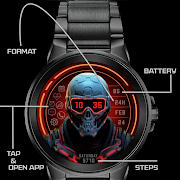 Skull Master Watch Face screenshot 3