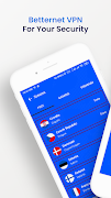 Betternet VPN: Unlimited Proxy capture d'écran 4