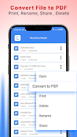 برنامه‌نما Word Docx - Doc Reader Viewer عکس از صفحه