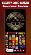 Luxury Logo Maker captura de pantalla 1