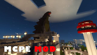 Mod Godzilla Minecraft 海报