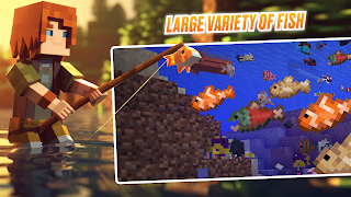 Fishing Mod for Minecraft MCPE ảnh chụp màn hình 2
