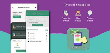 برنامه‌نما Proximity Sensor Test عکس از صفحه