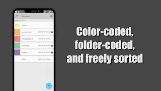 برنامه‌نما KEY Memo-Notepad with Password عکس از صفحه