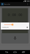 برنامه‌نما Voice Recorder عکس از صفحه
