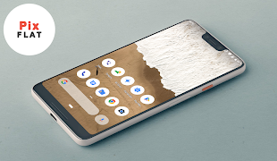 برنامه‌نما Pix-Flat Icon Pack عکس از صفحه