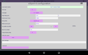 برنامه‌نما eXport-it server عکس از صفحه