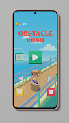 Obstacle Rush اجري وتجنب العقب الملصق