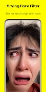 Crying Face Video Filter screenshot 3