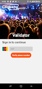 Cliqkets validator app screenshot 4