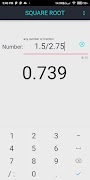 Raíz cuadrada de una fracción captura de pantalla 5
